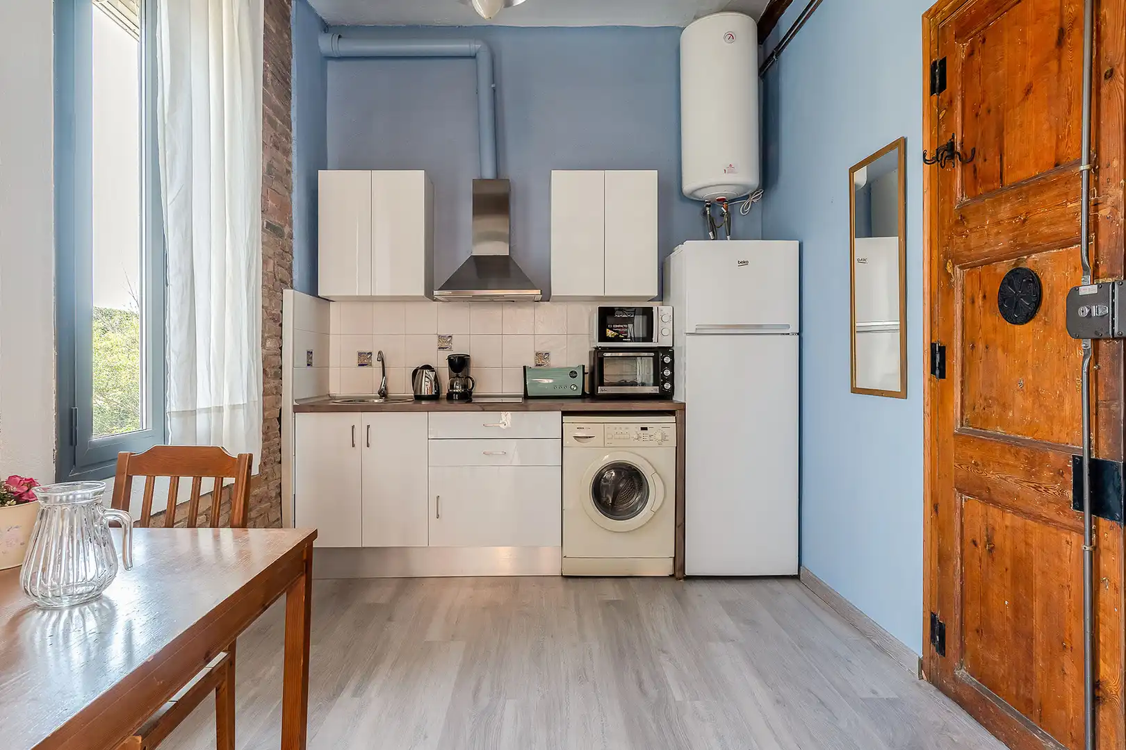 Kitchen of Apartments for sale in Barcelona  with Air Conditioner, Furnished and Washing machine