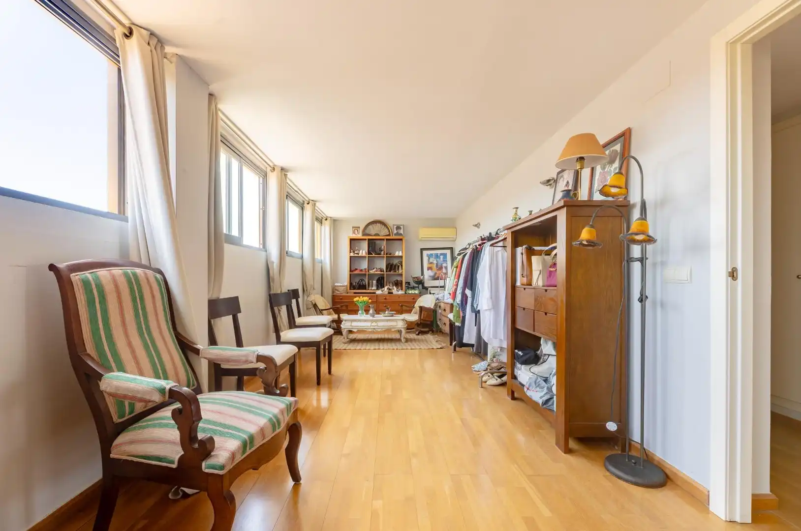 Sala d'estar de Àtic en venda en Valencia amb Aire condicionat, Calefacció i Parquet