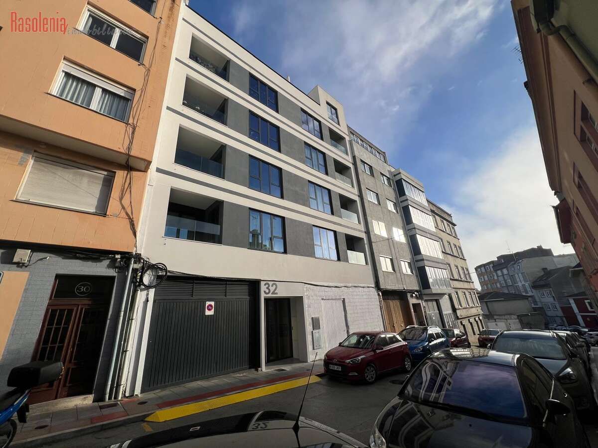 Exterior view of Flat for sale in A Coruña Capital   with Heating, Terrace and Storage room