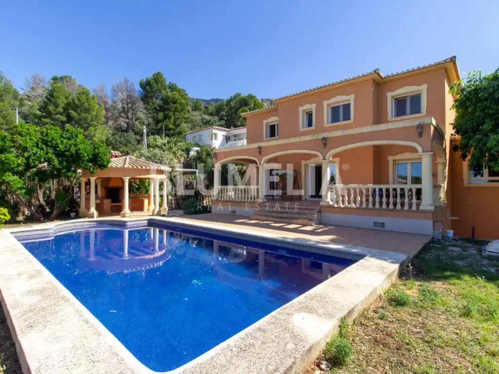 Exterior view of Houses for sale in Dénia  with Air Conditioner, Private garden and Terrace