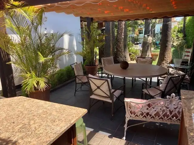 Terrassa de Casa o xalet en venda en Roquetas de Mar amb Aire condicionat, Calefacció i Jardí privat