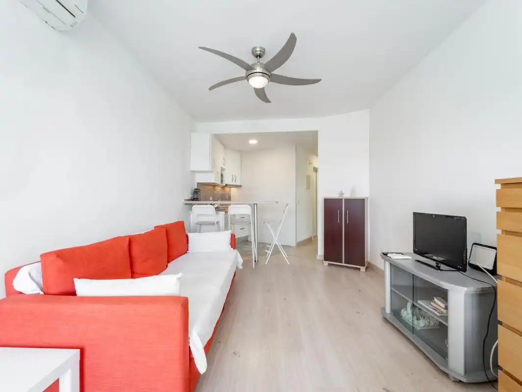 Sala de estar de Estudio en venta en Torremolinos con Aire acondicionado, Calefacción y Piscina