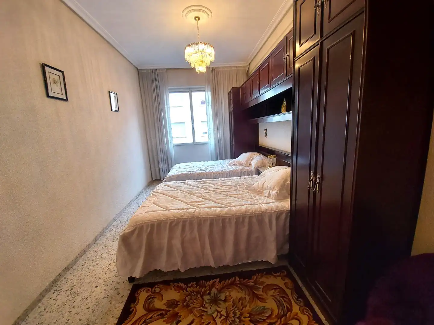 Bedroom of Flat for sale in  Logroño  with Heating and Balcony