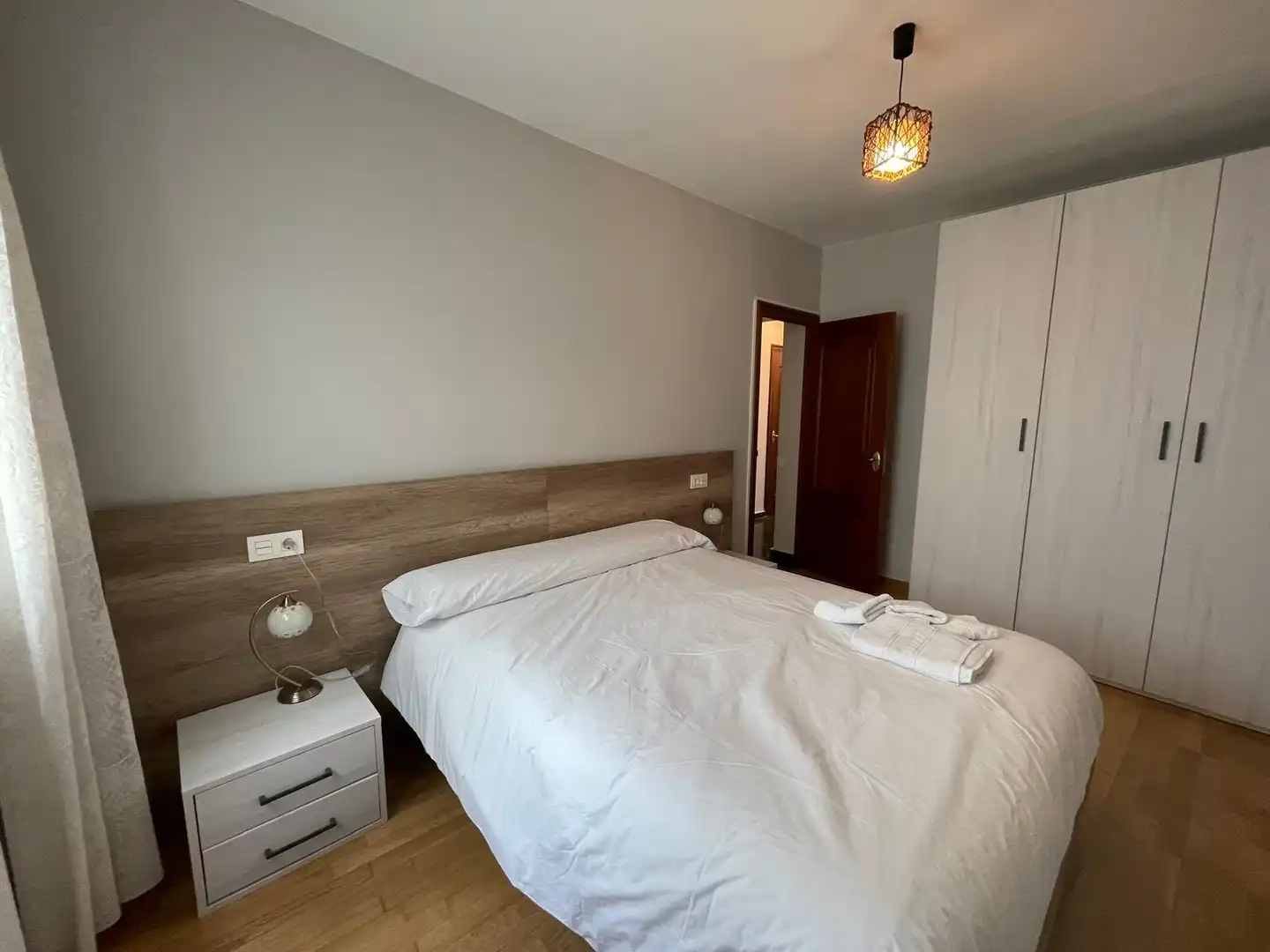 Bedroom of Flat for rent in Lugo  with Heating, Furnished and Oven