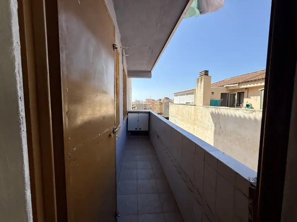 Terrasse von Wohnung zum Verkauf in Benicasim / Benicàssim mit Waschmaschine und Balkon