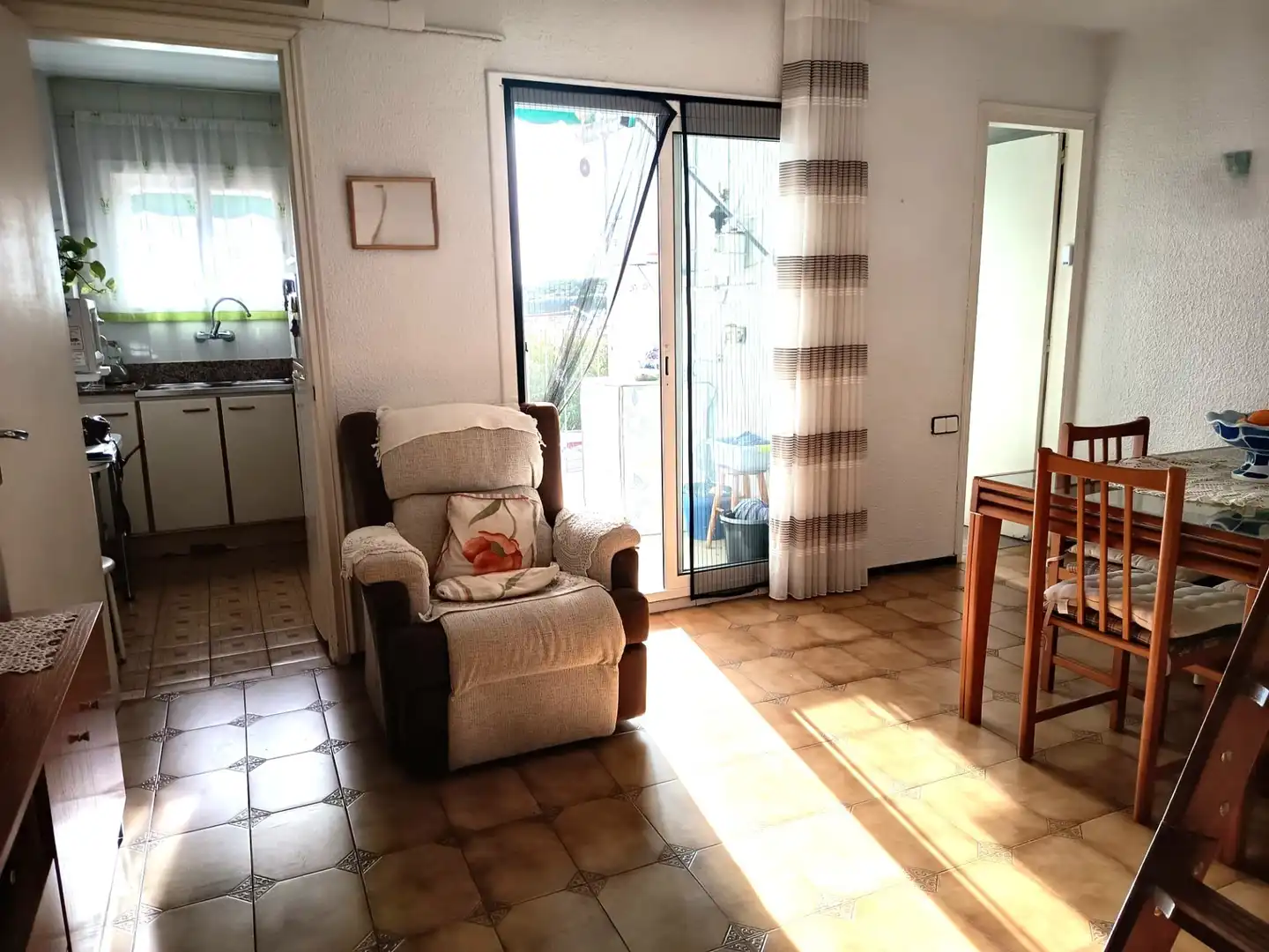 Sala de estar de Piso en venta en Terrassa con Aire acondicionado, Calefacción y Terraza