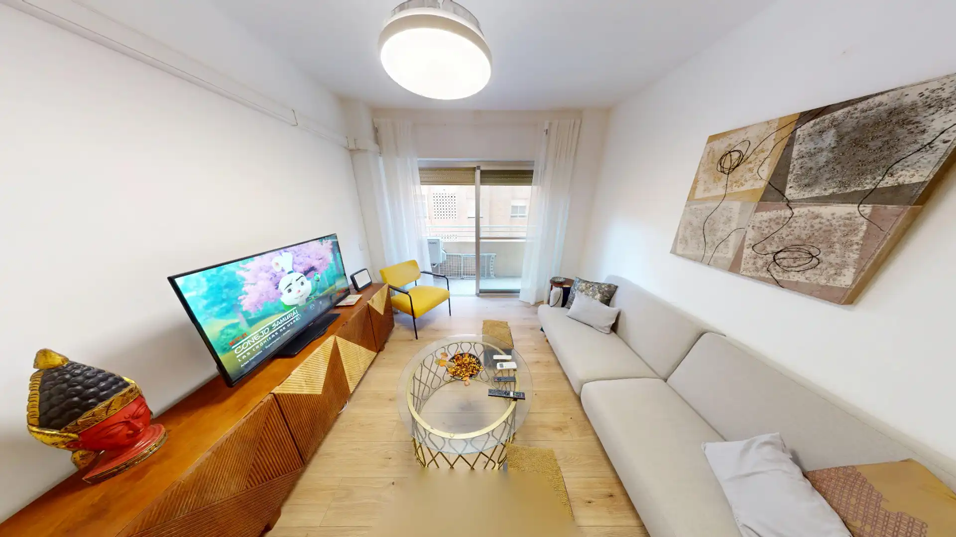 Sala d'estar de Pis en venda en Alicante / Alacant amb Aire condicionat, Calefacció i Parquet