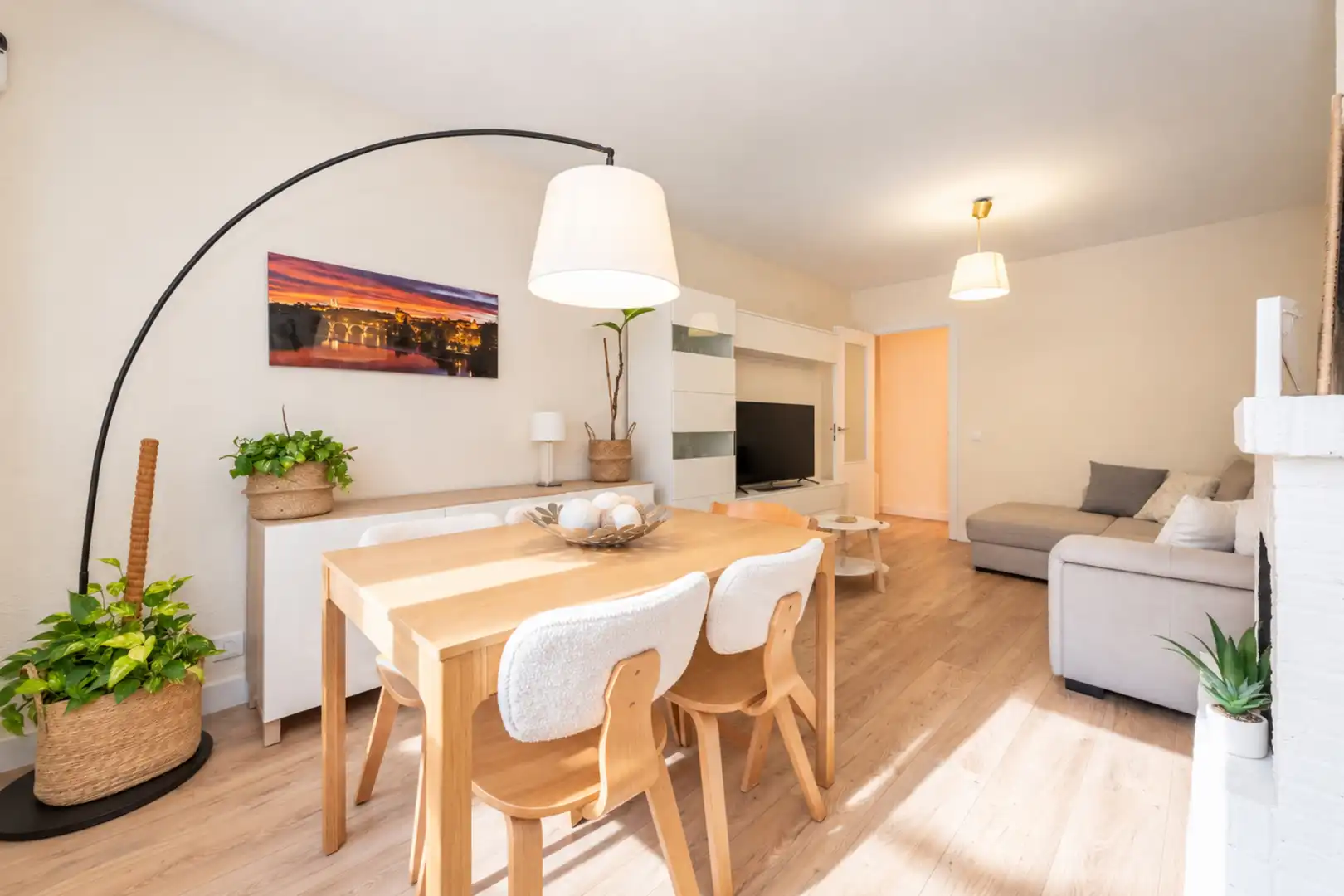 Sala de estar de Piso en venta en Colmenar Viejo con Calefacción, Parquet y Terraza