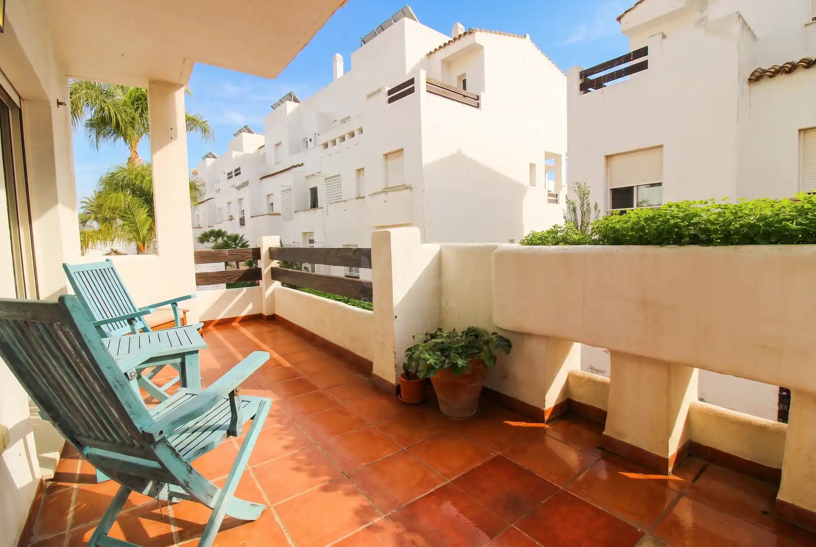Terrace of Flat for sale in Estepona  with Air Conditioner, Heating and Terrace