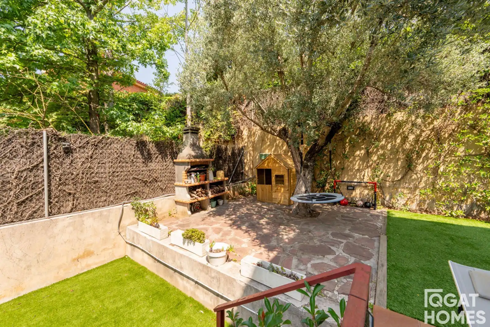 Terraza de Casa adosada en venta en Sant Cugat del Vallès con Aire acondicionado, Calefacción y Trastero
