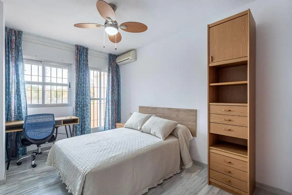 Bedroom of Detached homes for rent in Granada  with Air Conditioner, Heating and Private garden