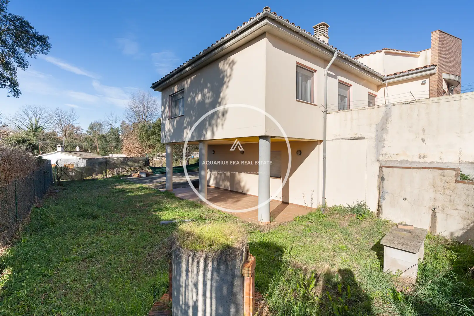 Vista exterior de Casa o chalet en venta en Santa Coloma de Farners con Calefacción, Jardín privado y Piscina