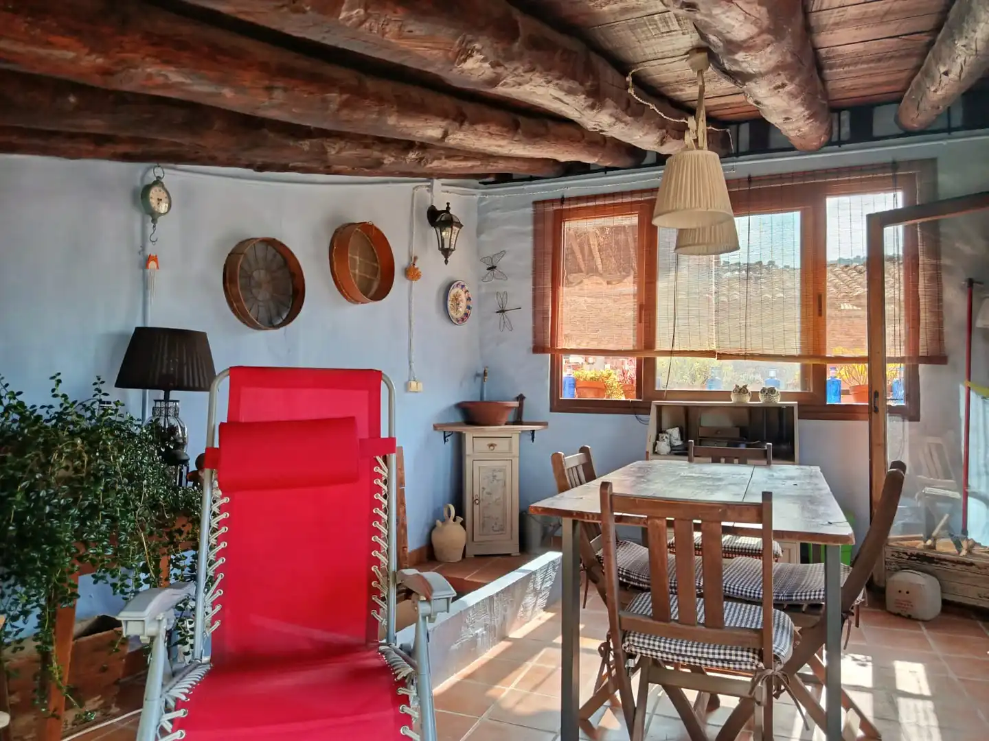 Dining room of Houses for sale in Fuentespalda  with Terrace and Furnished