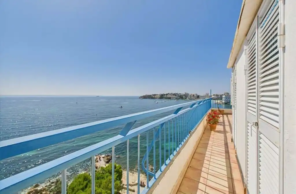 Balcony of Attic for sale in Calvià  with Air Conditioner, Terrace and Furnished