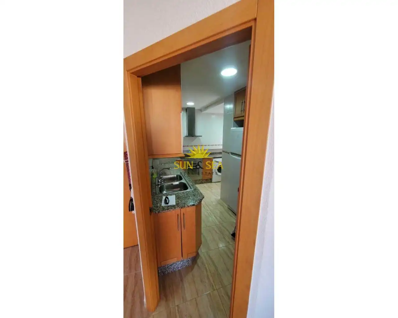 Cocina de Apartamento de alquiler en Cartagena con Aire acondicionado, Calefacción y Amueblado