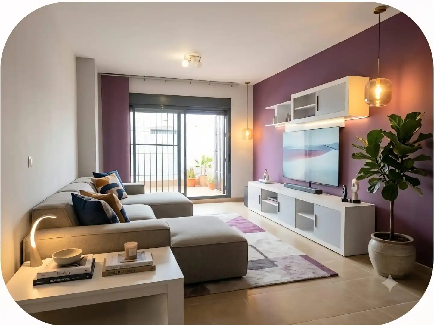 Wohnzimmer von Wohnung zum Verkauf in Mijas mit Klimaanlage, Terrasse und Abstellraum