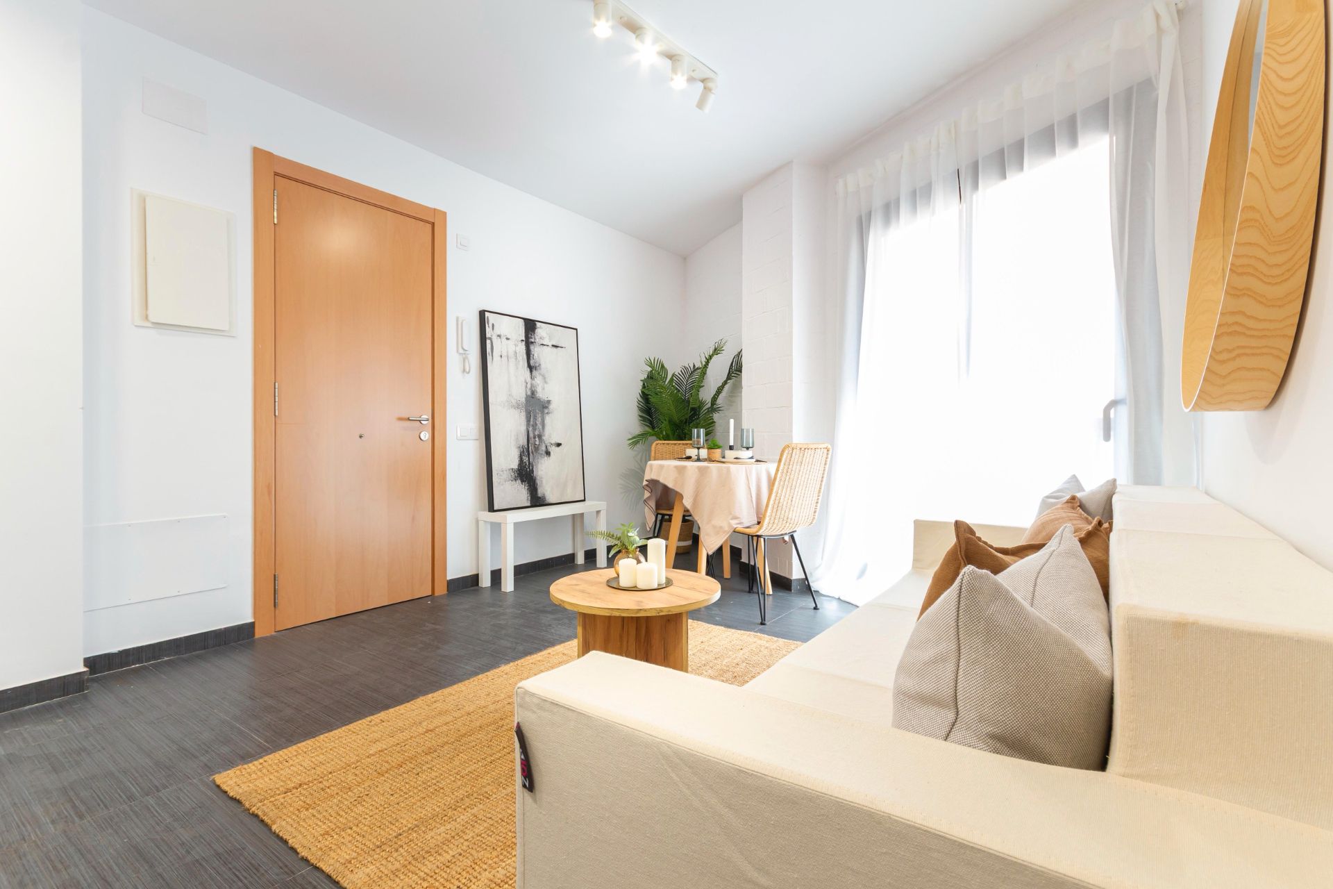 Wohnzimmer von Wohnung zum verkauf in Navarcles mit Ofen