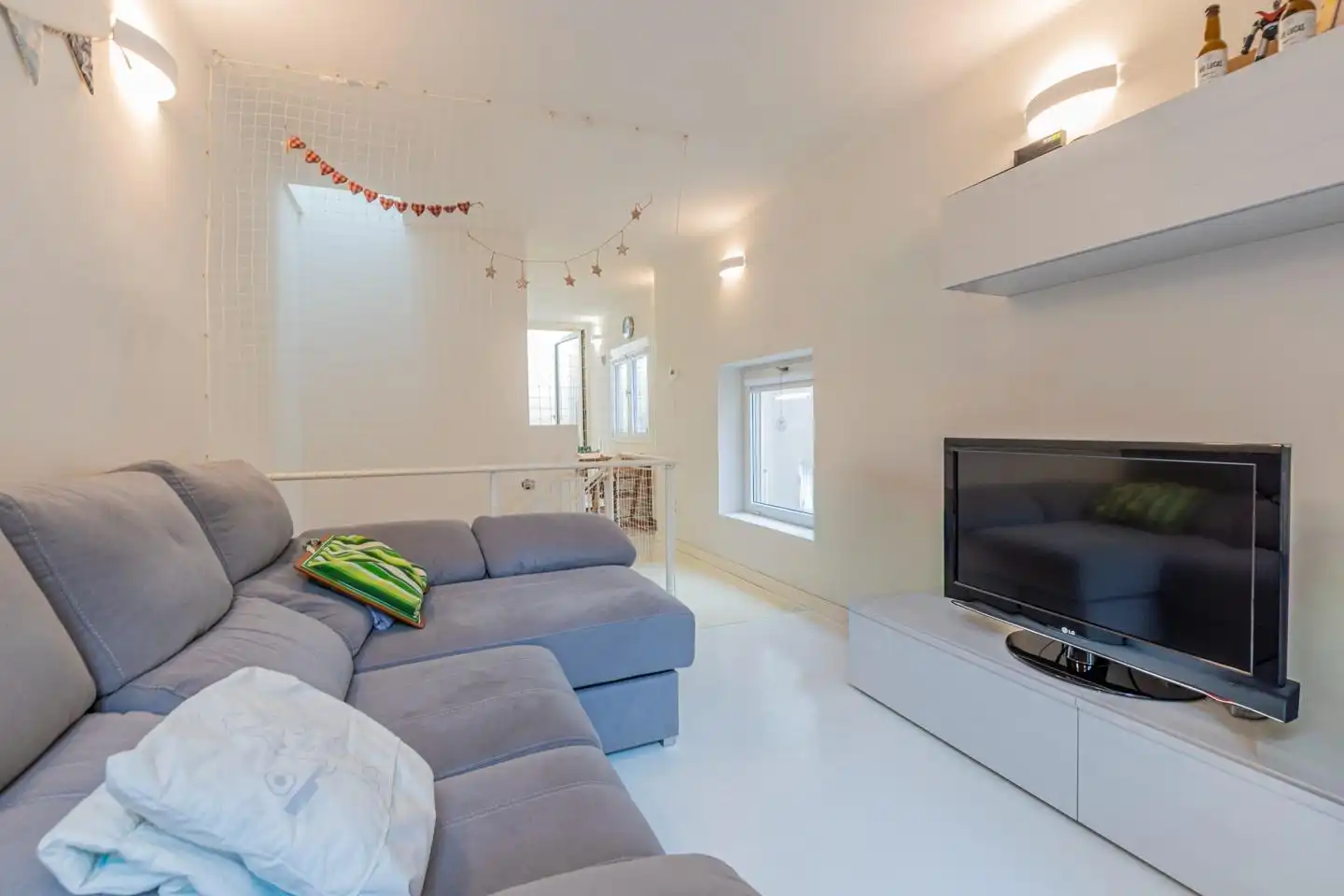 Sala de estar de Finca rústica en venta en Caldes de Montbui con Aire acondicionado, Calefacción y Terraza