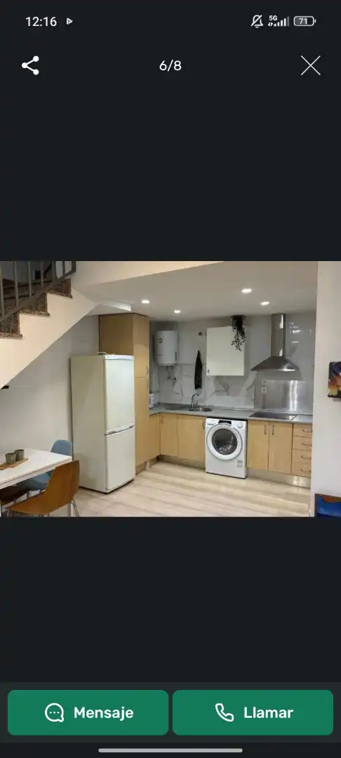 Cocina de Dúplex de alquiler en Alhendín con Amueblado