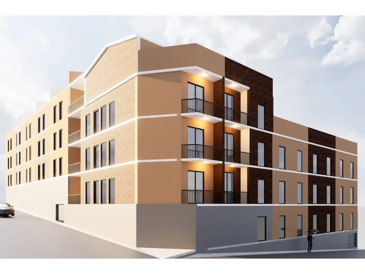 Vista exterior de Piso en venta en La Roca del Vallès con Aire acondicionado, Calefacción y Parquet