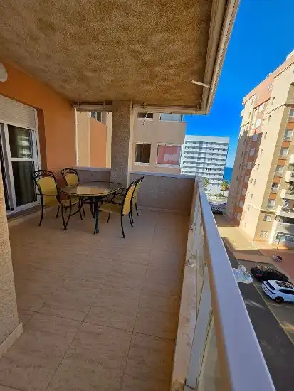 Terraza de Apartamento en venta en La Manga del Mar Menor con Terraza, Amueblado y Balcón