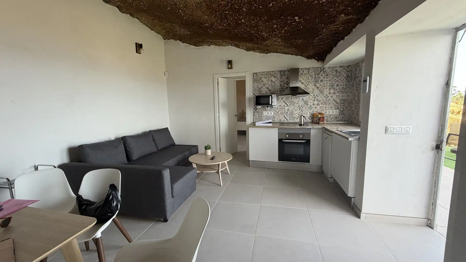 Sala de estar de Casa o chalet de alquiler en Fasnia con Jardín privado, Terraza y Amueblado