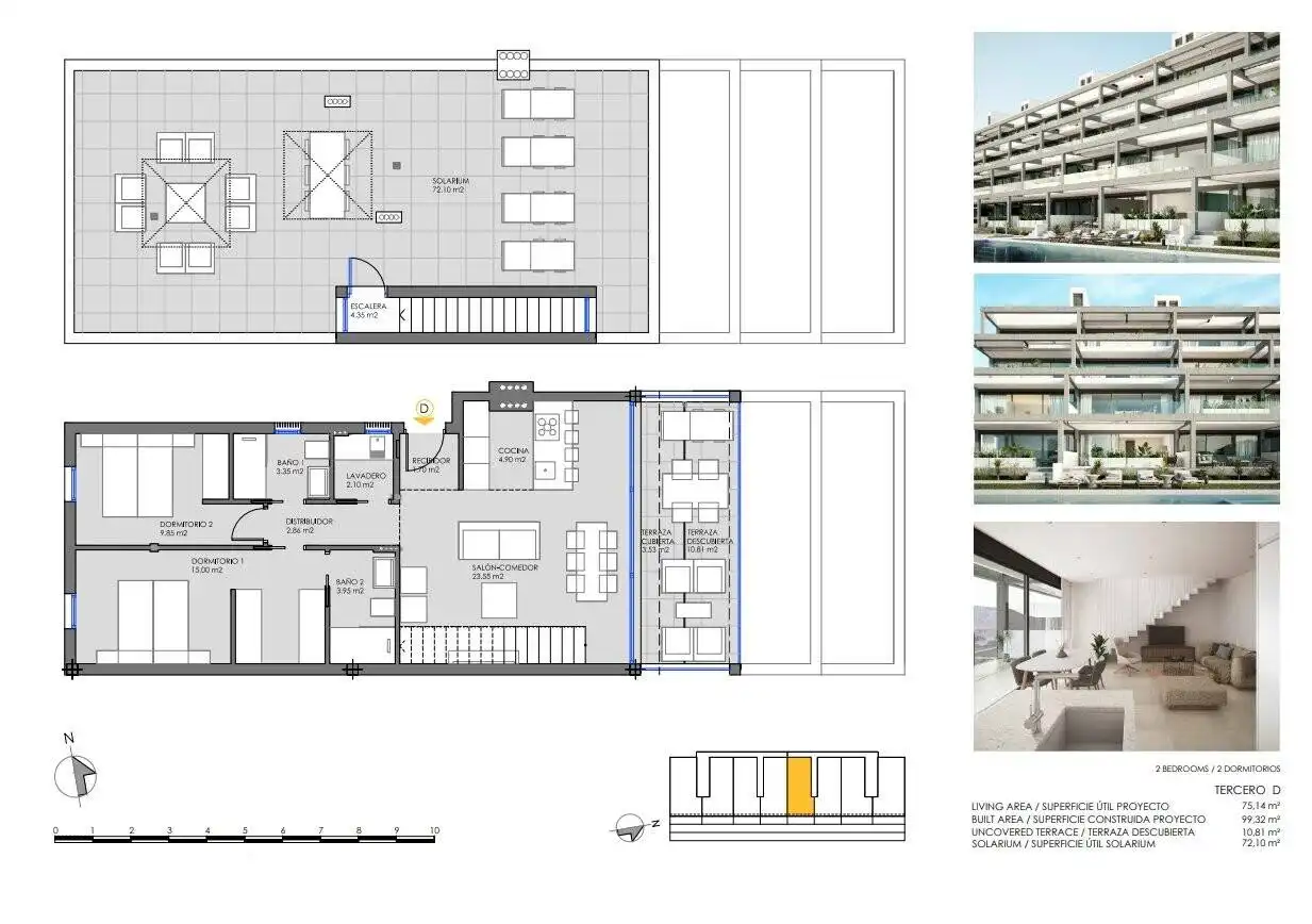 Apartament amb terrassa en venda a Mar Menor de Cartagena – Cabo de Palos, imagen 37