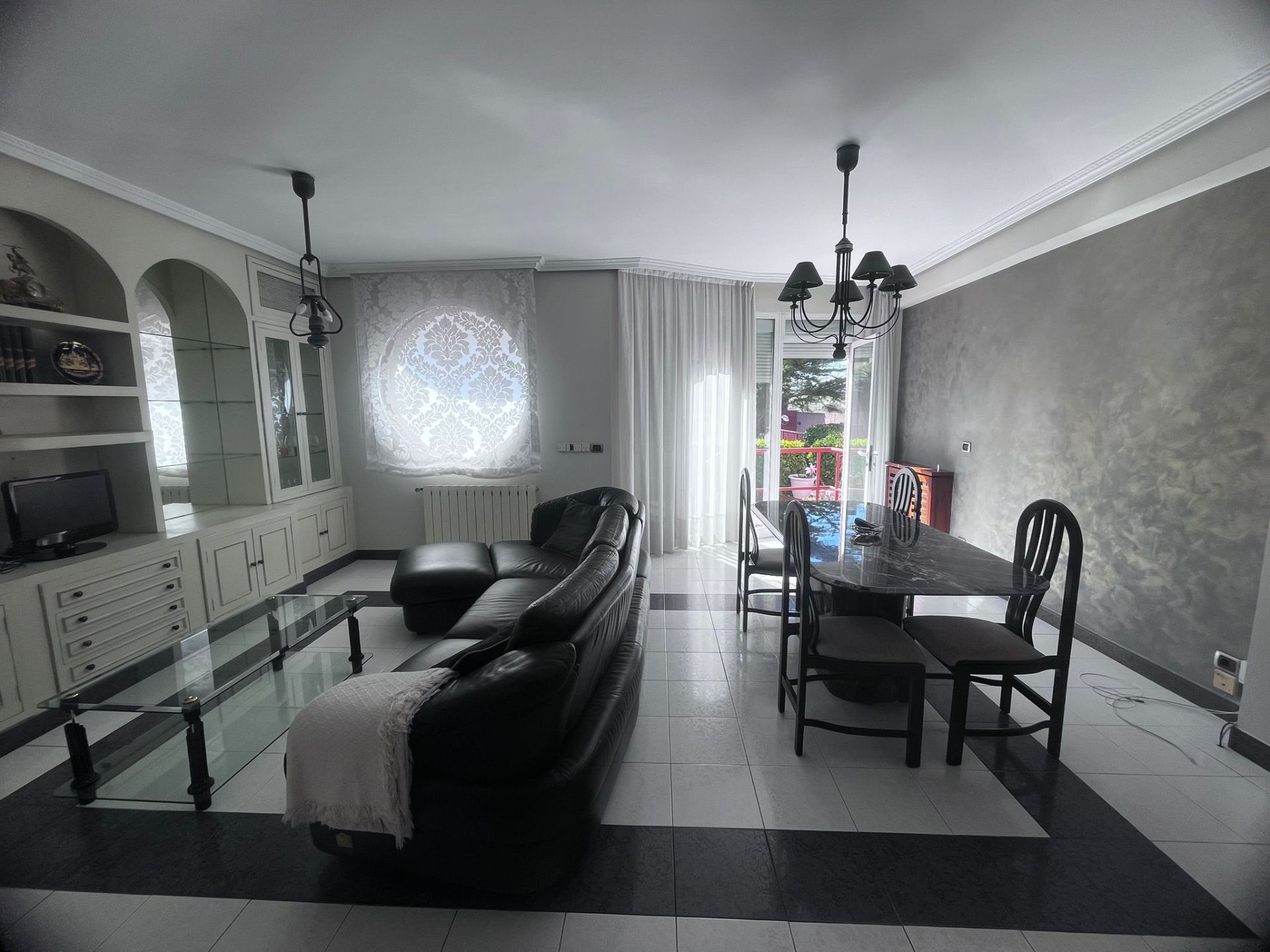 Sala de estar de Casa adosada de alquiler en Burgos Capital con Amueblado