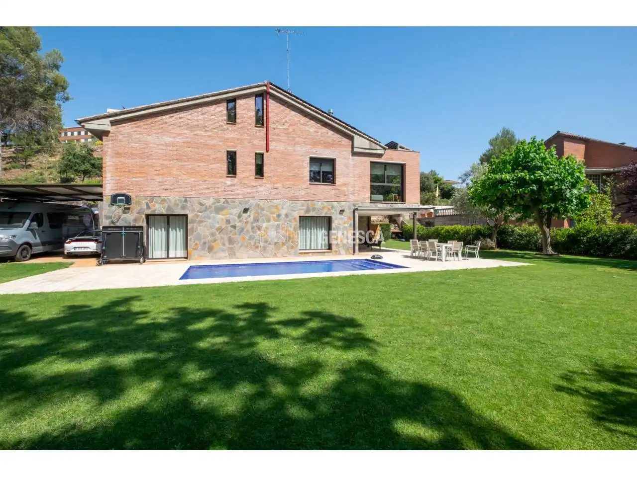 Jardín de Casa o chalet en venta en Matadepera con Aire acondicionado, Calefacción y Jardín privado