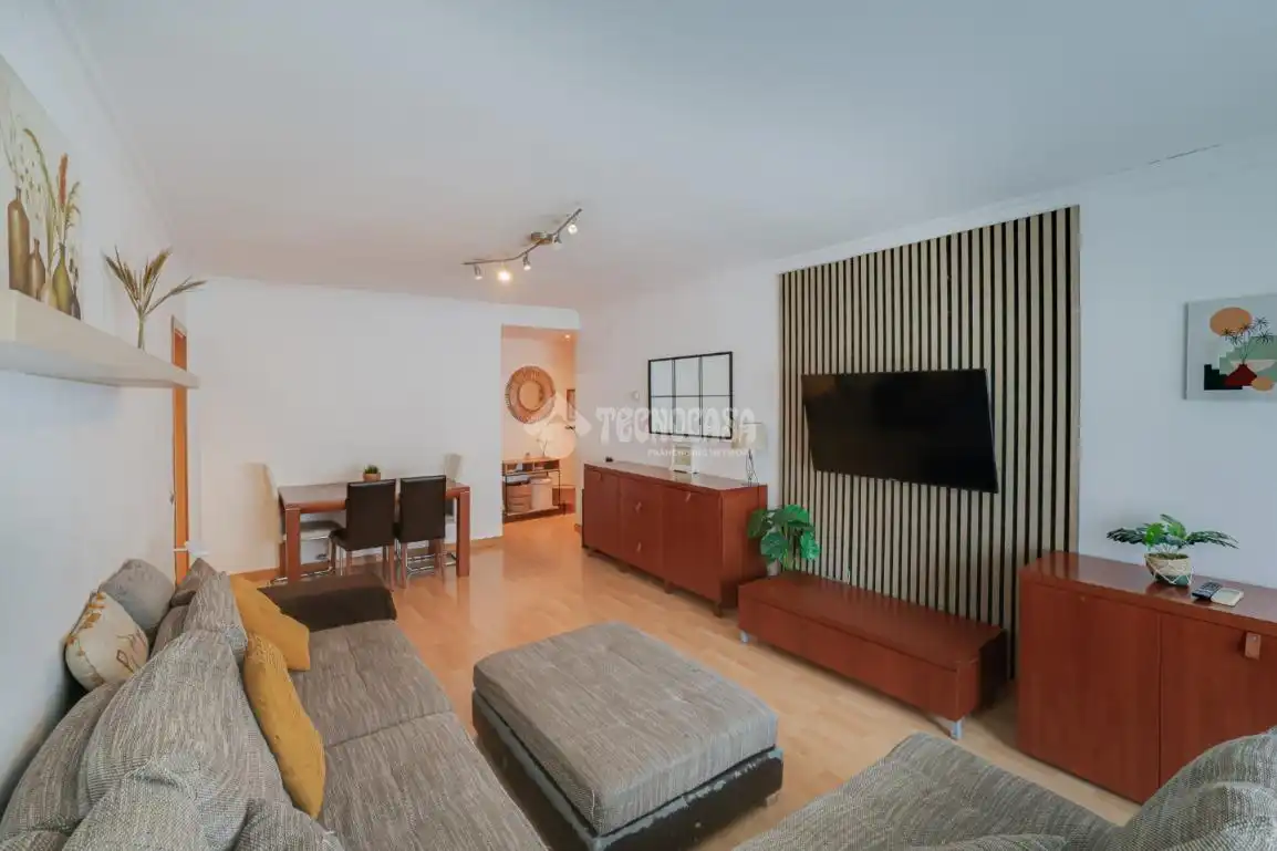 Living room of Flat for sale in Badalona  with Air Conditioner, Heating and Parquet flooring