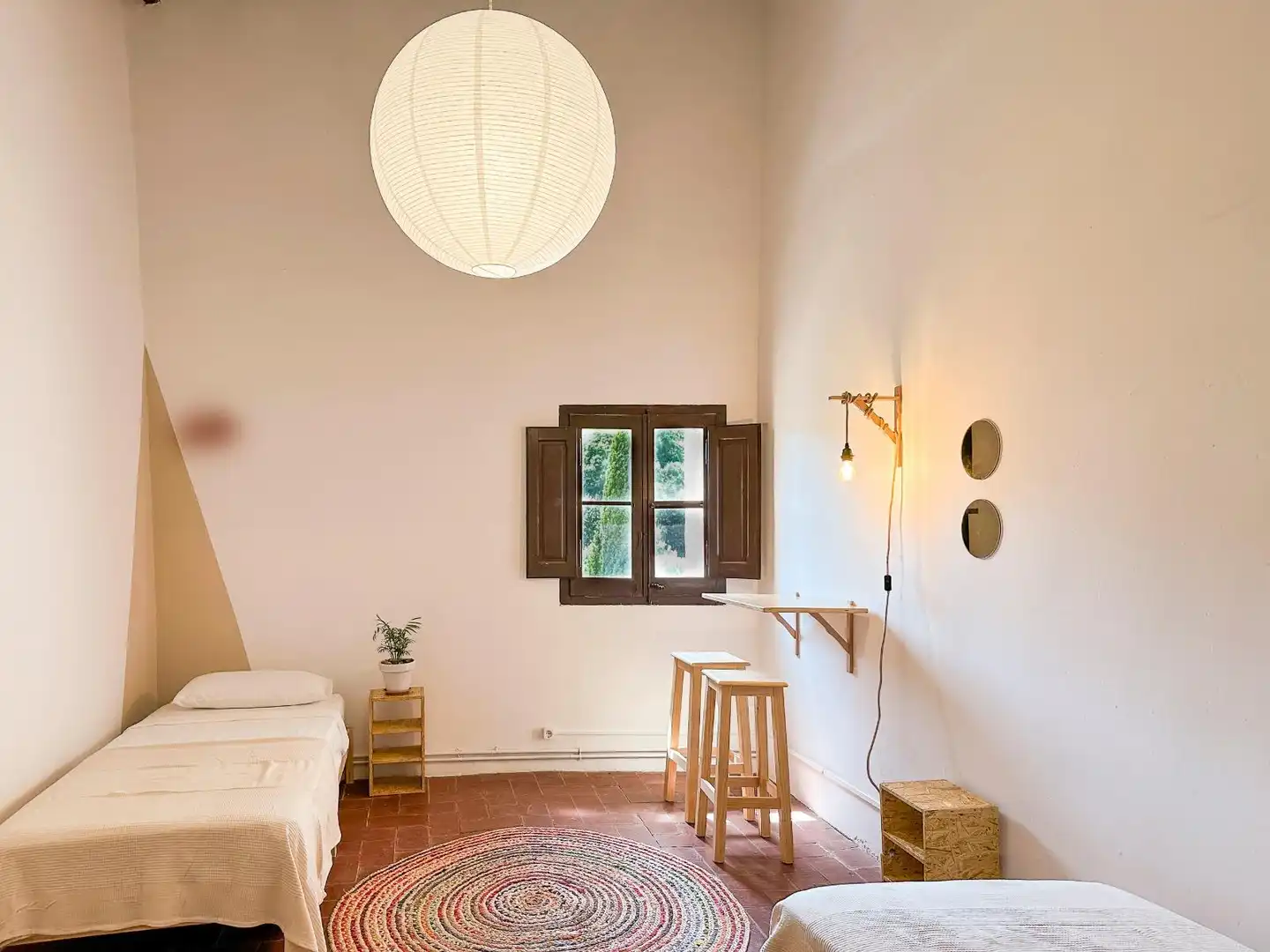 Habitación de Finca rústica de alquiler en Pineda de Mar con Calefacción, Jardín privado y Terraza