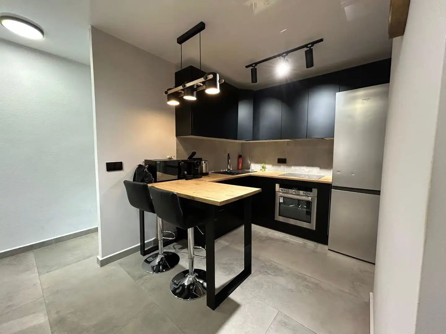 Cocina de Apartamento en venta en Torrevieja con Aire acondicionado, Amueblado y Balcón
