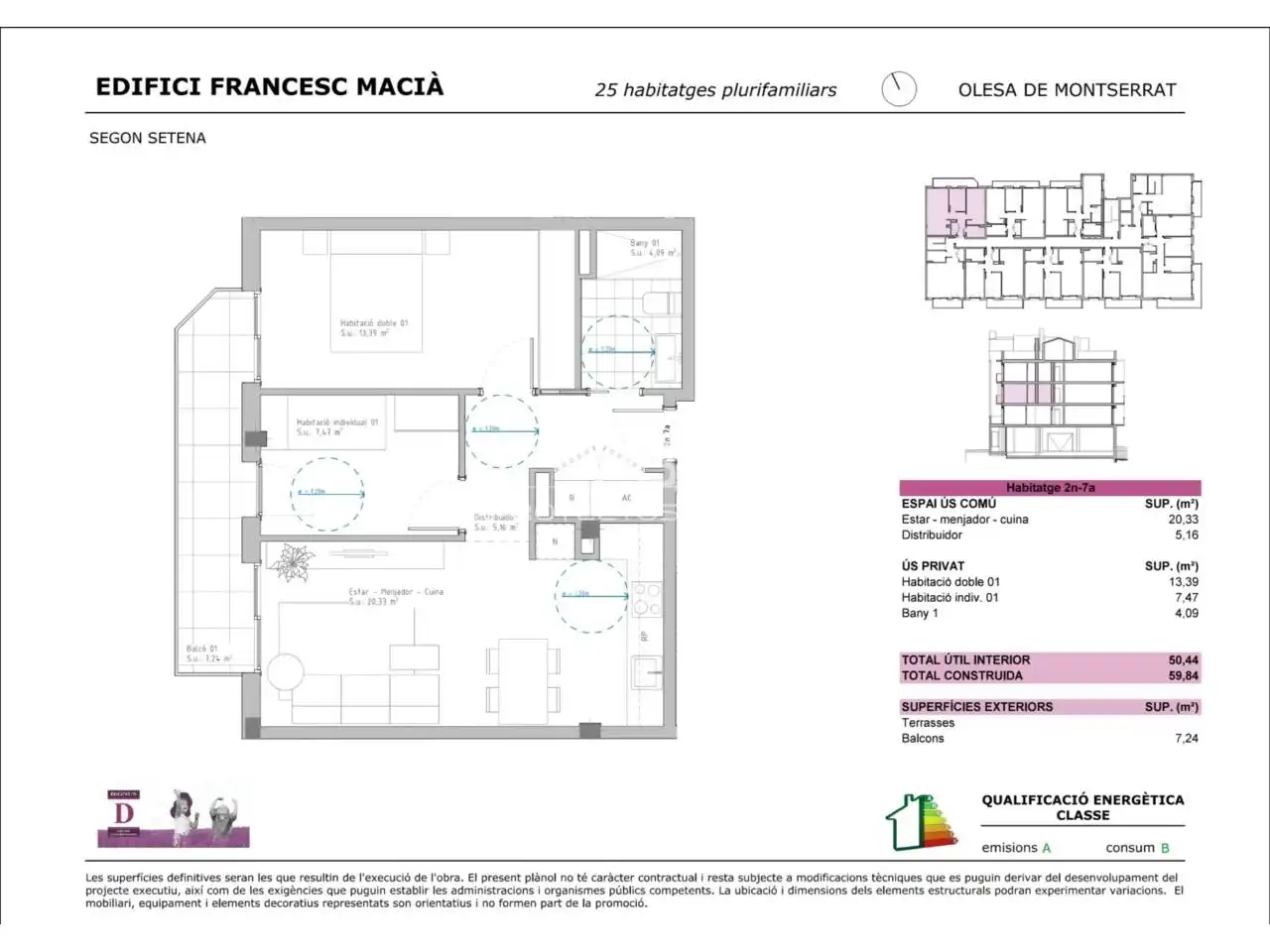 Piso con ascensor en venta en Avenida Francesc Macia, imagen 7