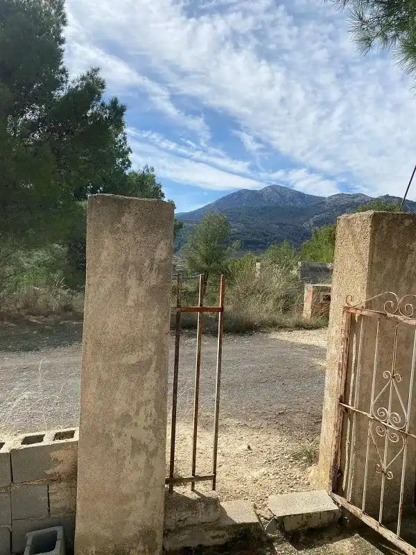 Vista exterior de Finca rústica en venda en Lorca amb Piscina i Moblat