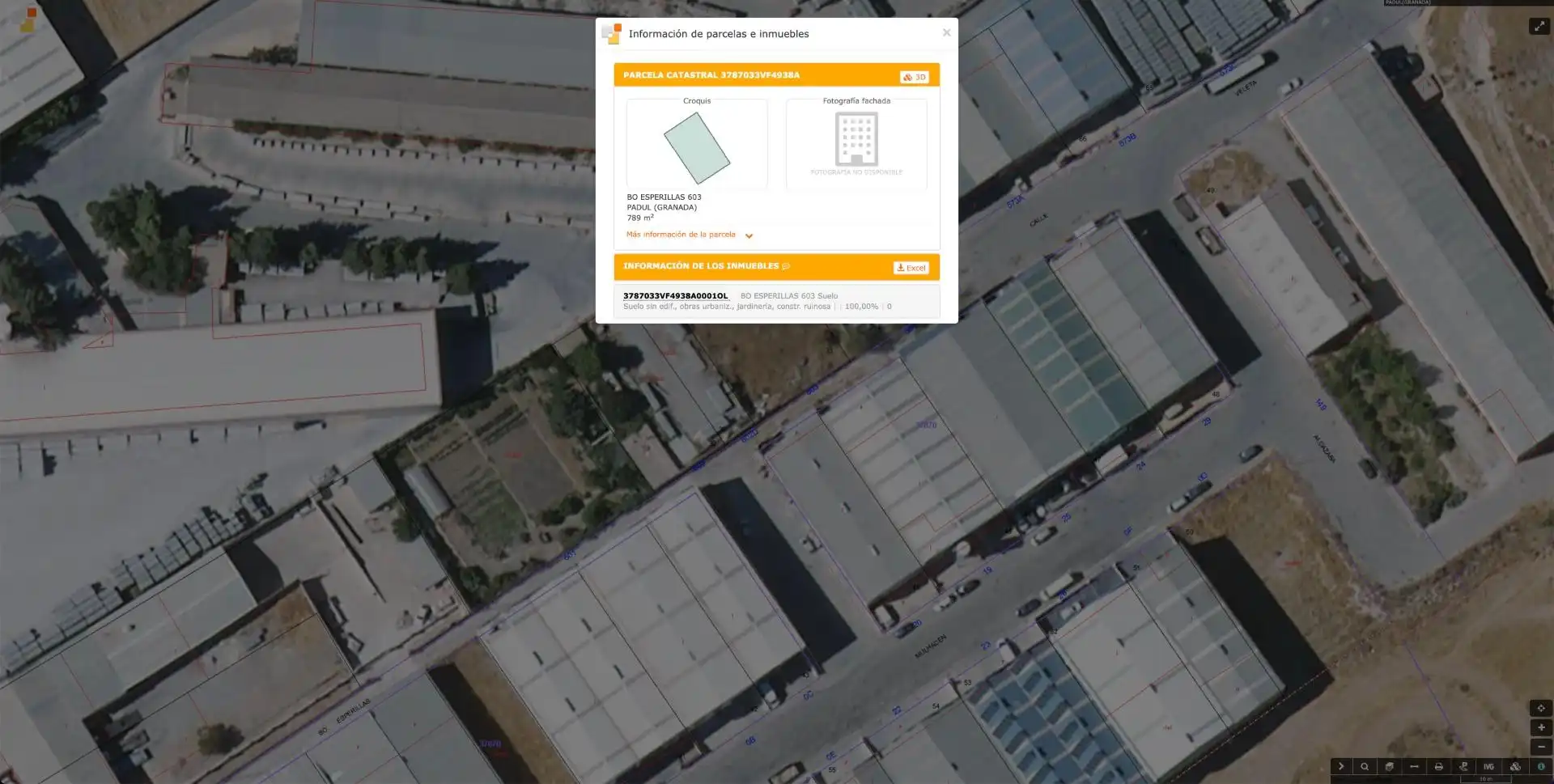 Terreno industrial en venta en ESPERILLAS, Padul