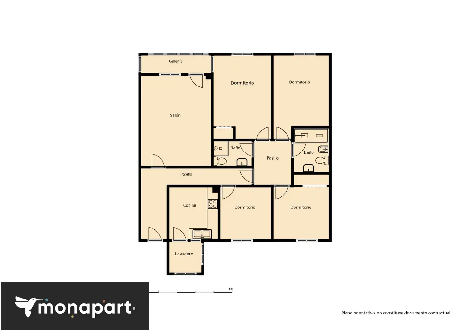 Flat for sale in Albacete  with Air Conditioner, Heating and Furnished