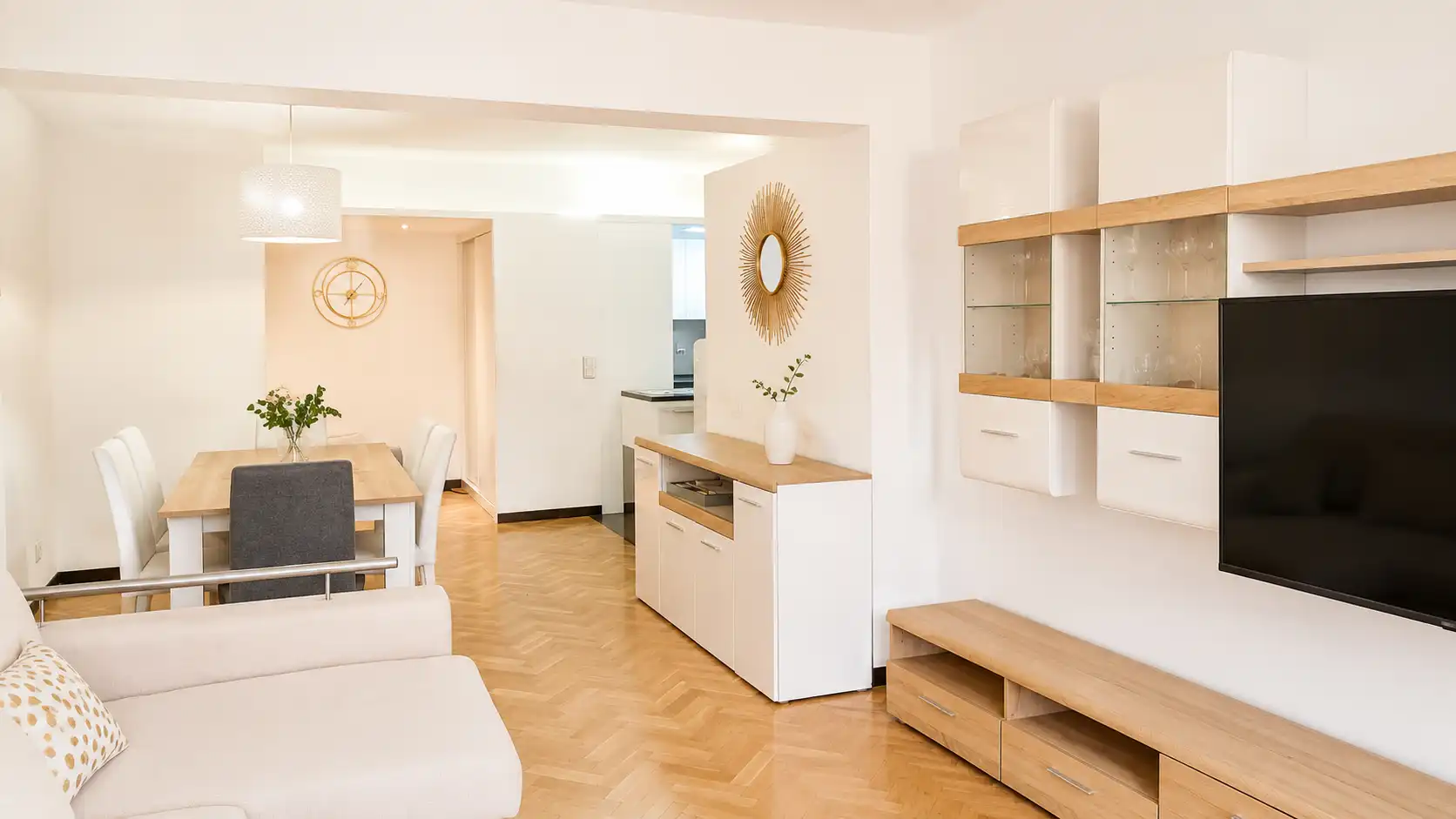 Wohnzimmer von Wohnung zur Miete in Majadahonda mit Klimaanlage, Heizung und Parkett