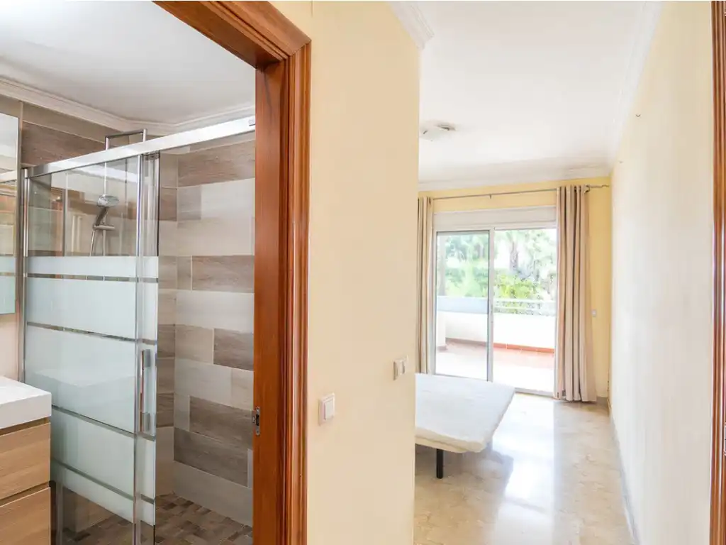 Schlafzimmer von Wohnung zum Verkauf in Mijas mit Klimaanlage, Möbliert und Ofen