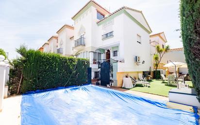 Swimming pool of Single-family semi-detached for sale in Churriana de la Vega  with Air Conditioner, Heating and Storage room
