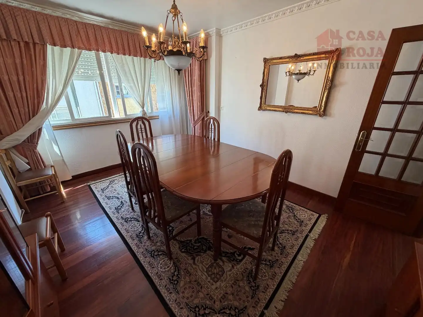 Dining room of Flat for sale in Cangas   with Heating, Parquet flooring and Washing machine