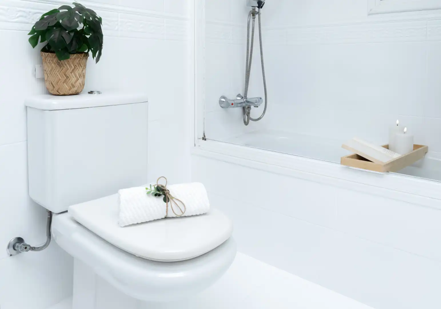 Badezimmer von Maisonette zum Verkauf in Rubí mit Klimaanlage, Heizung und Möbliert