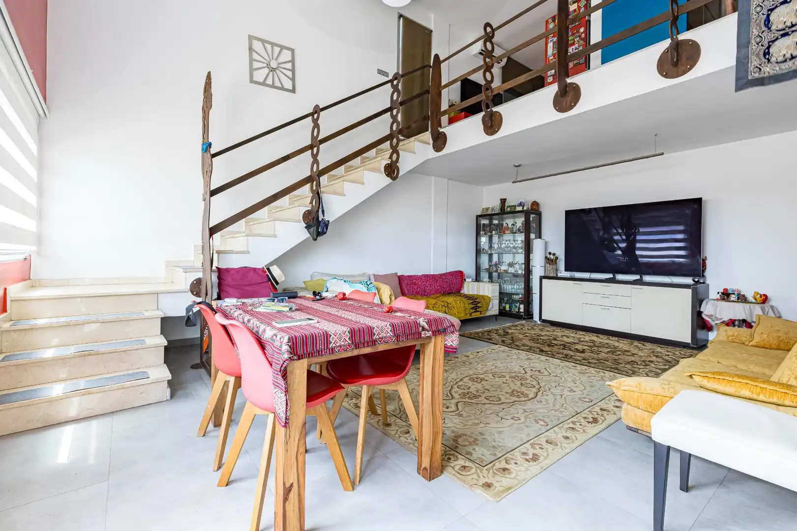 Wohnzimmer von Dachboden zum Verkauf in Murcia mit Klimaanlage, Heizung und Terrasse