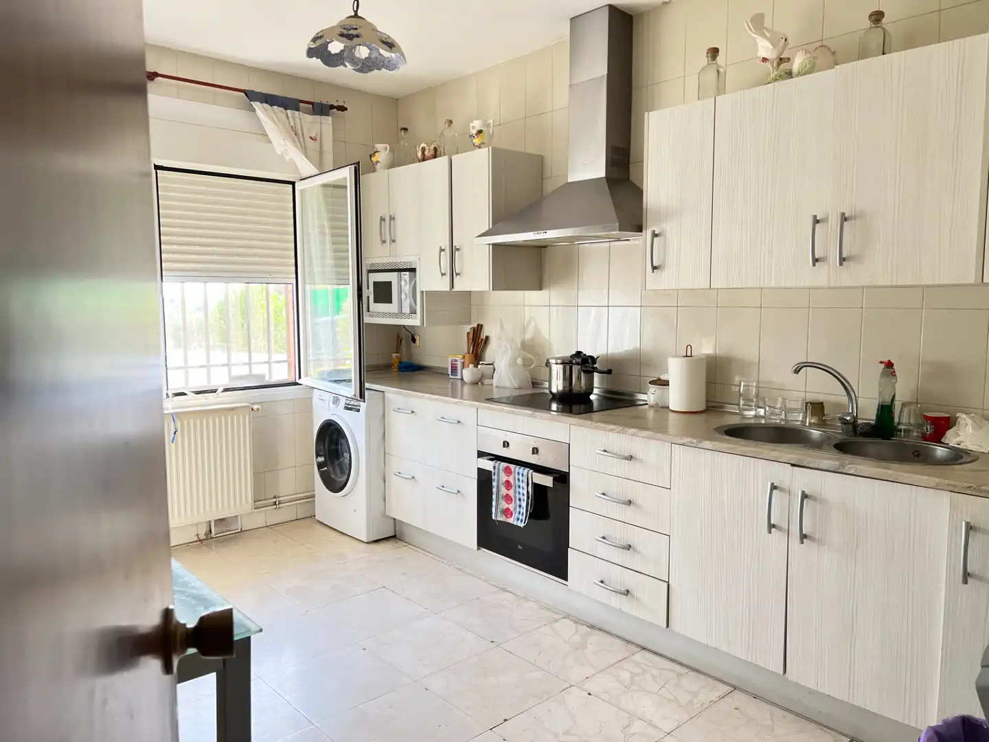 Küche von Haus oder Chalet zum Verkauf in Puerto Lápice mit Klimaanlage, Heizung und Privatgarten