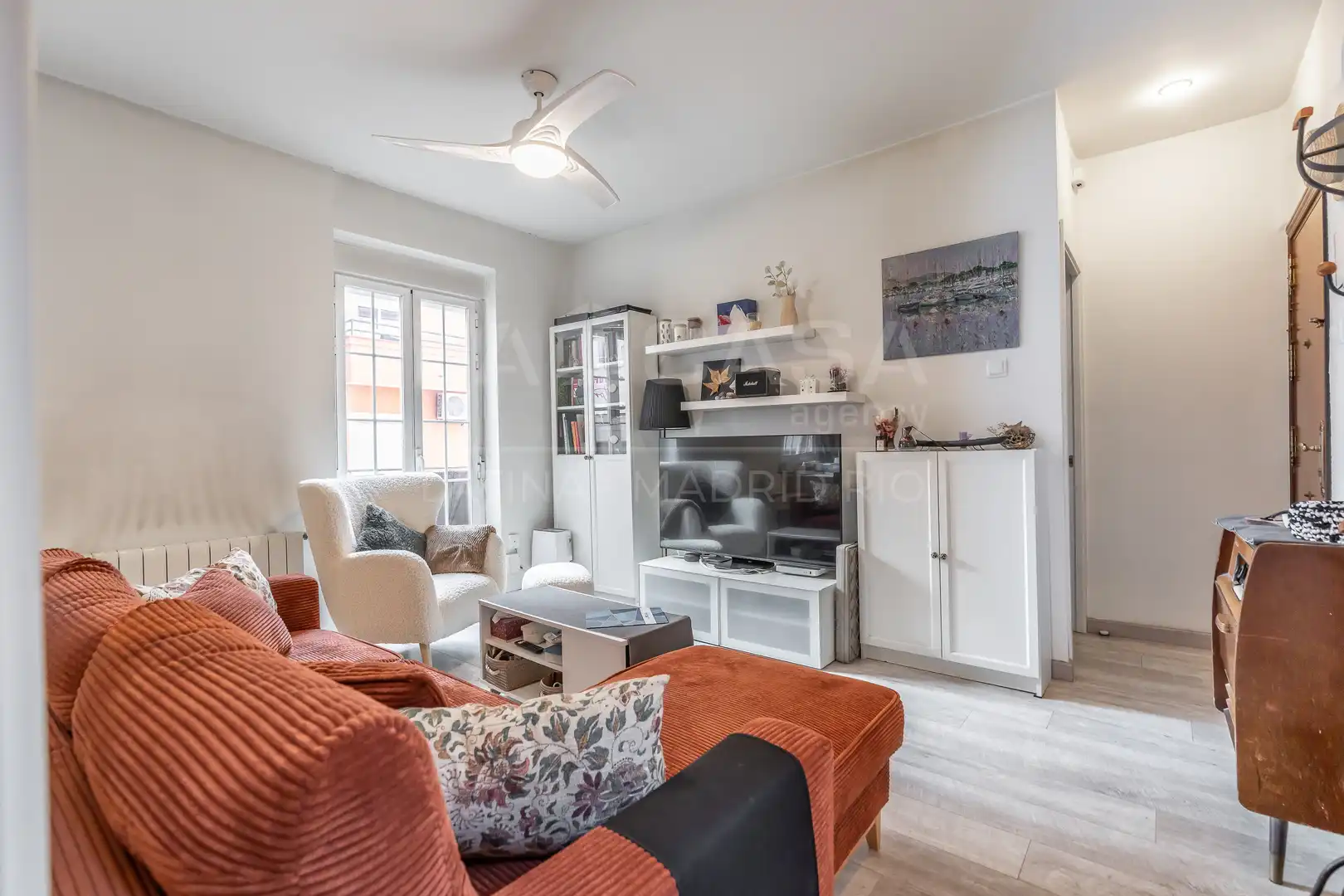 Sala de estar de Piso en venta en Madrid con Calefacción y Balcón