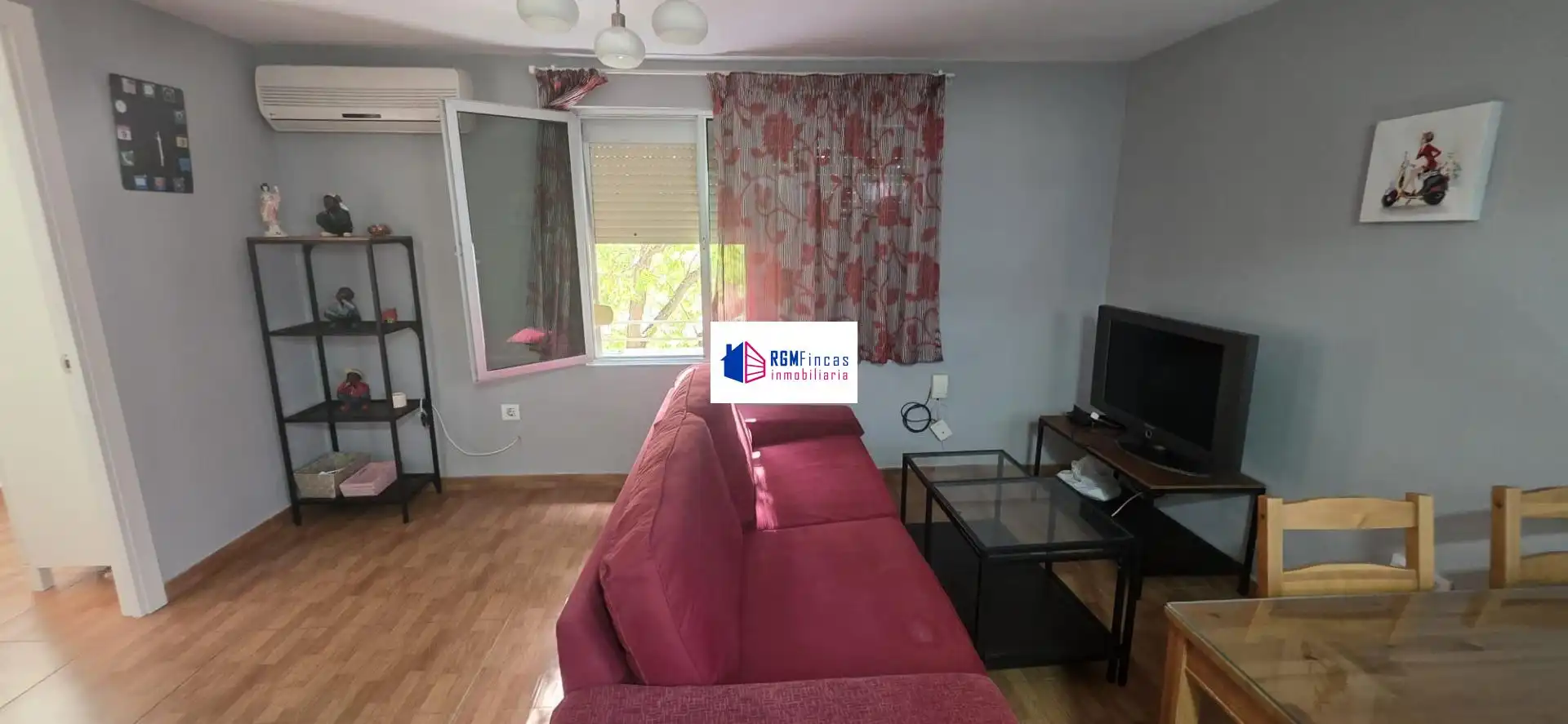 Sala de estar de Piso de alquiler en Sevilla con Aire acondicionado y Amueblado