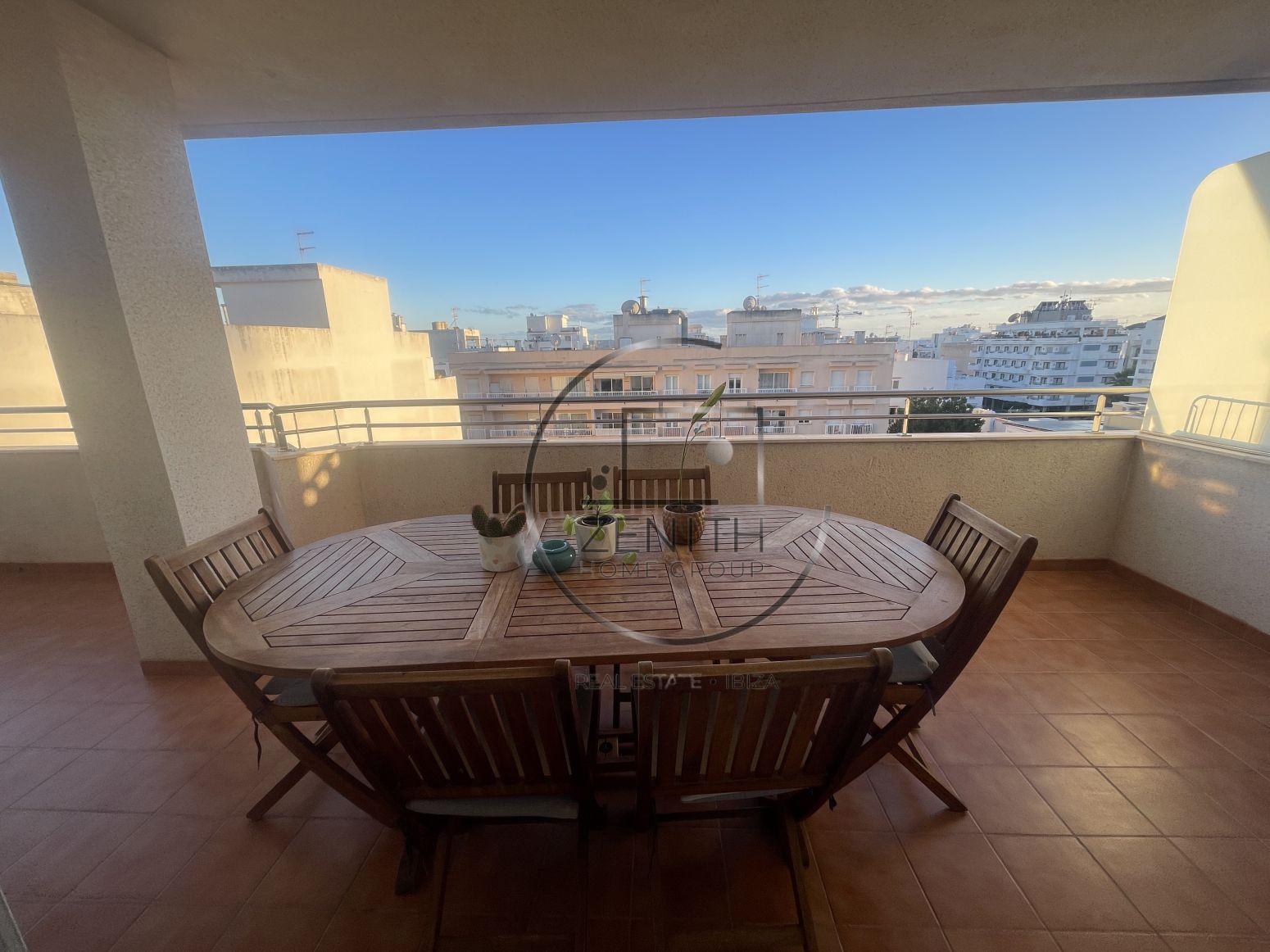 Terrace of Flat for sale in Santa Eulària des Riu  with Air Conditioner, Heating and Terrace