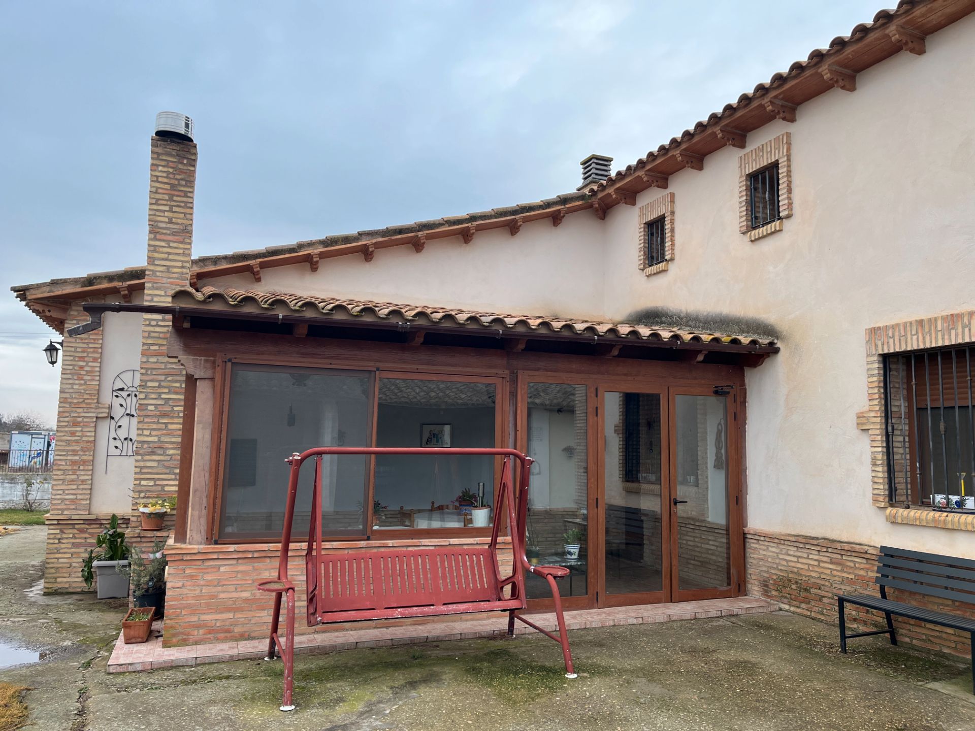 Vista exterior de Casa o xalet en venda en  Zaragoza Capital amb Aire condicionat, Calefacció i Jardí privat