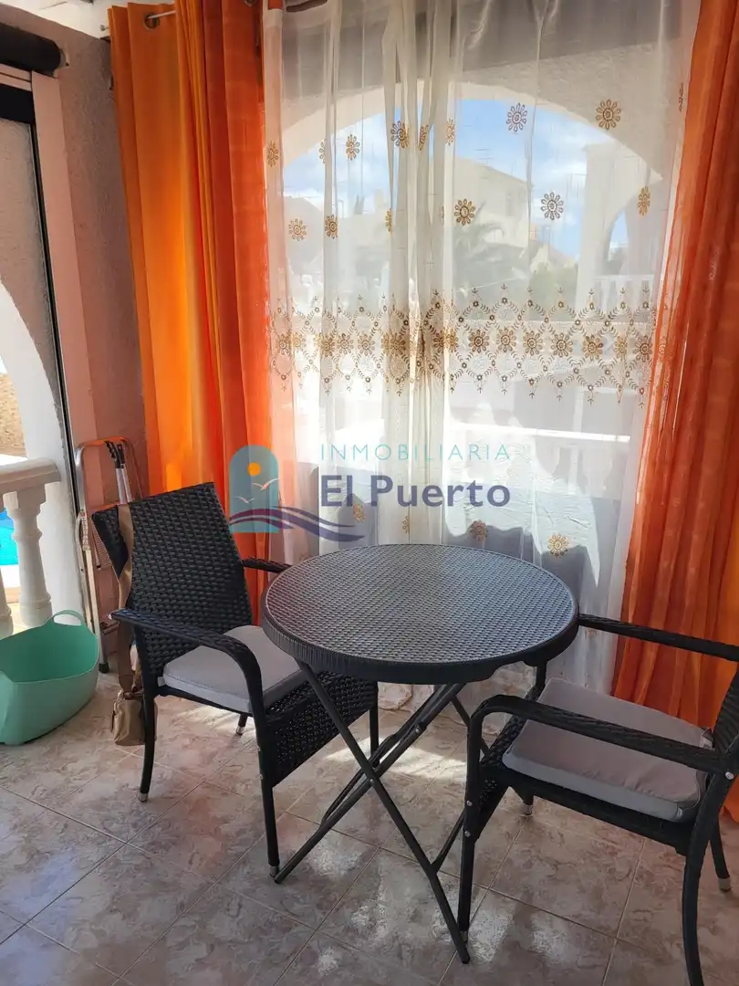 Balcony of Houses for sale in Mazarrón  with Air Conditioner, Heating and Private garden