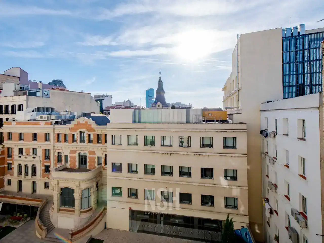 Exterior view of Flat for sale in  Madrid Capital  with Air Conditioner and Terrace