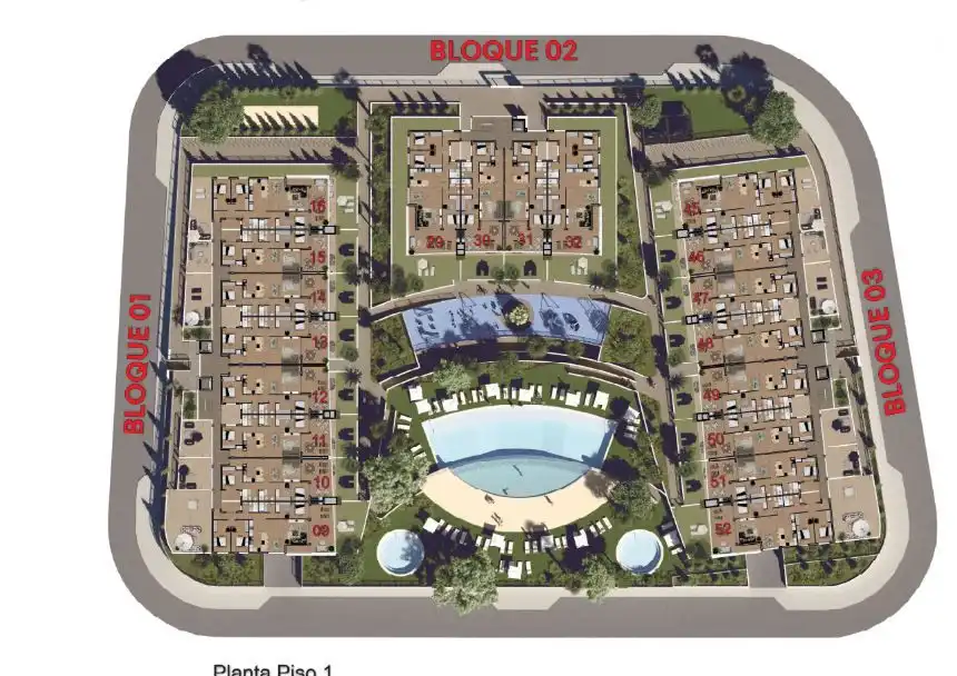 Appartement compact avec piscine à vendre à Monforte del Cid, imagen 17